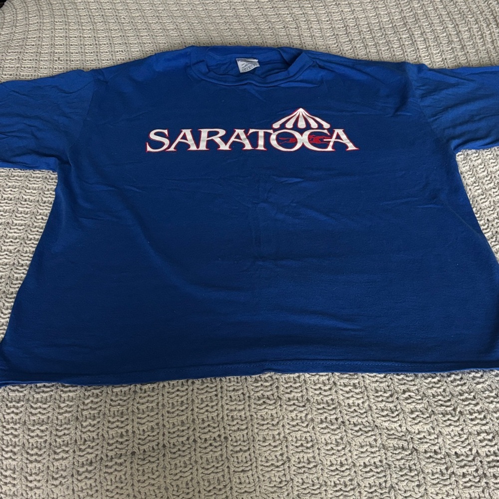 Blue Saratoga Racetrack T-Shirt